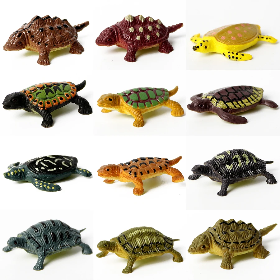 12 шт. образовательные реалистичный под рептилию игровые фигурки игровой набор с