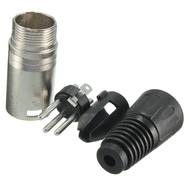 LEORY 3 контактный разъем XLR для микрофона 1 пара штекерных и гнездовых