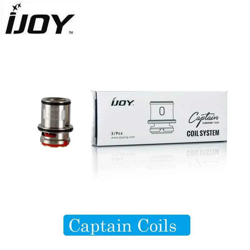 Аутентичные IJOY капитан CA2 и CA8 Головка Катушки для Капитан Sub Ом бак 0.3ohm 0.15ohm