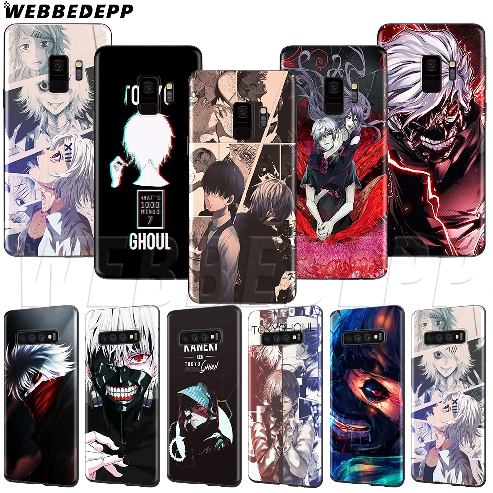 WEBBEDEPP Аниме Tokyo Ghouls ТПУ мягкий чехол для Samsung Note 8 9 10 S6 S7 S8 S9 S10 S10e S20 ultra A71 A51 A81 A91 Lite Edge