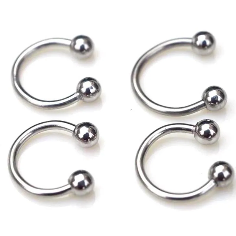 Штанга Подкова из нержавеющей стали для пирсинга 10 шт.|body jewelry|wholesale body jewelrypiercing