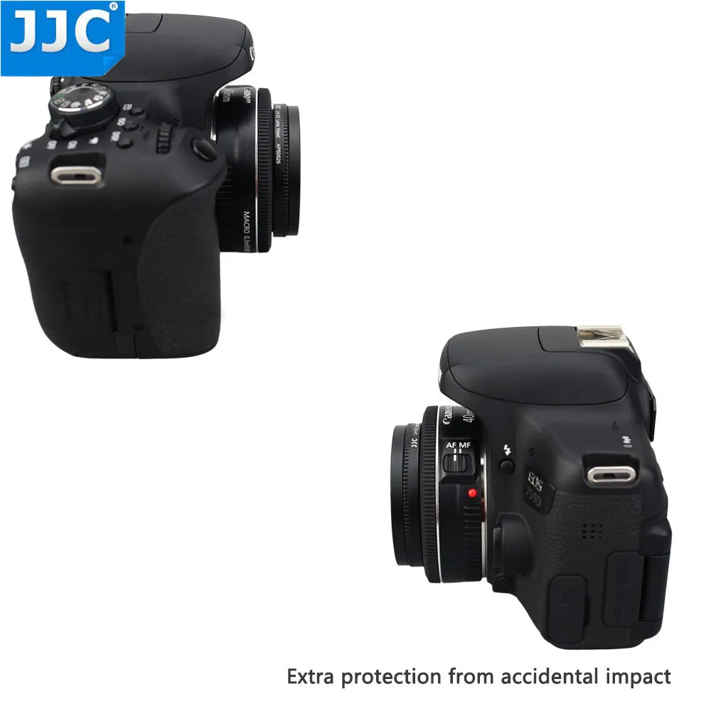 JJC металлическая бленда для Canon EF 40 мм f/2,8 STM, EF-S 24 мм f/2,8 STM, EF-M 18-55 мм f/3,5-5,6 IS STM замена Canon ES-52