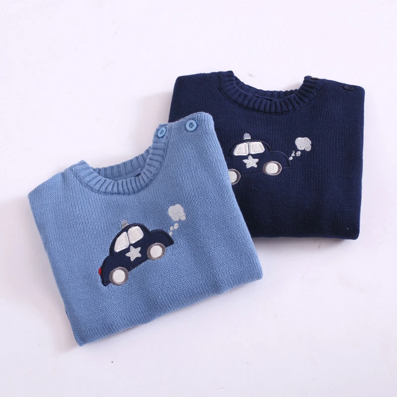 Long sleeve Boys Sweaters 2018 Cartoon Baby toddler Sweater jumper Autumn Winter Knitted Pullover Warm Outerwear Kids SweaterP20 |