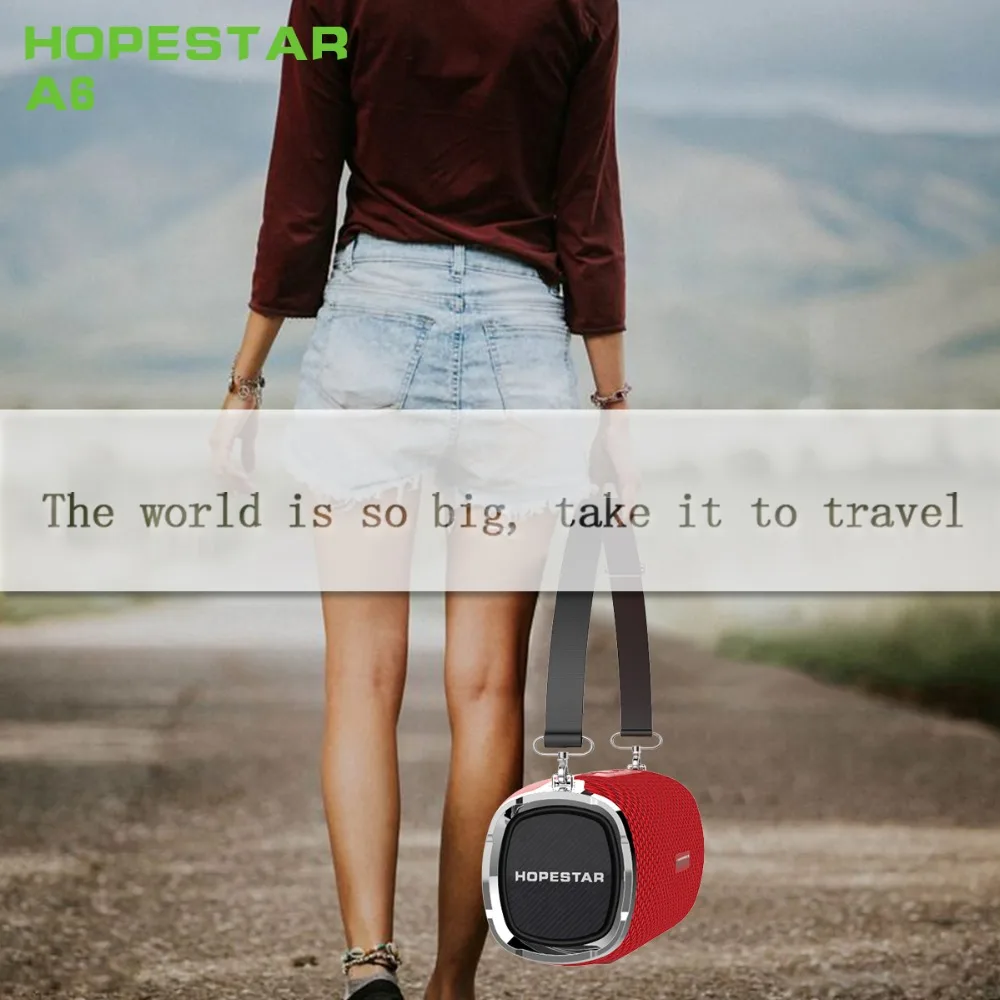 HOPESTAR A6 Bluetooth динамик 35 Вт тяжелый бас Колонка сабвуфер Портативный беспроводной громкоговоритель стерео водонепроницаемый с внешним аккумулятором