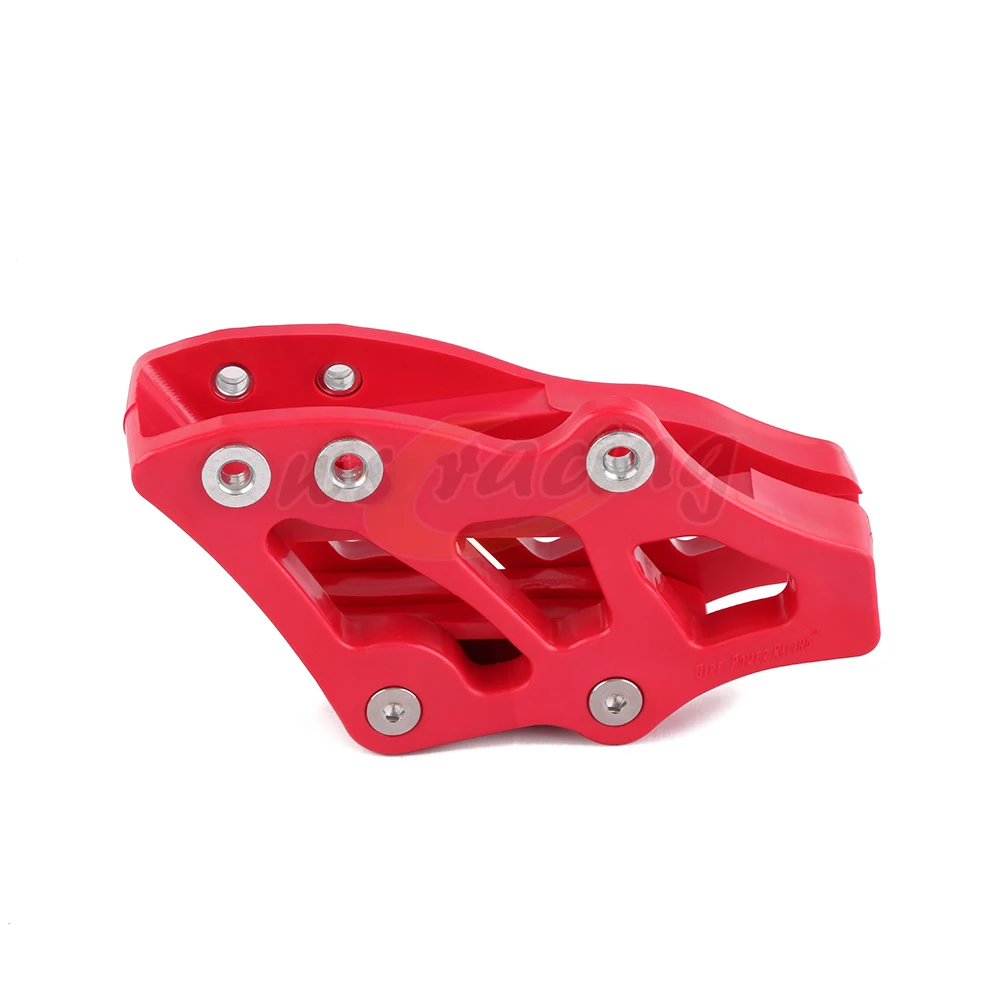 Красная защита направляющей цепи мотоцикла для Honda CR125R CR250R CRF450X 2005 2006 2007 CRF250R CRF450R 05