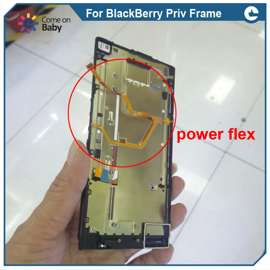 Для BlackBerry Priv LCD передняя рамка средняя корпуса задняя крышка запасные части|middle