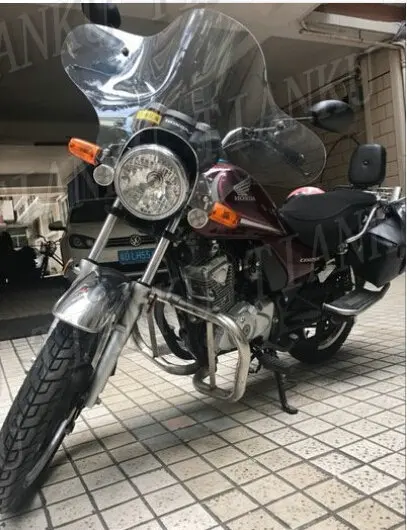 Новое ветровое стекло для мотоцикла Honda Shadow Spirit Saber Aero ACE Steed VLX 400 600 1100 DLX VTX1300 1800 Magna