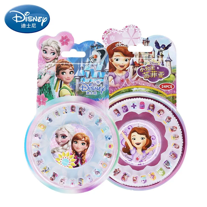 Оригинальные детские наклейки для ногтей Disney игрушки девочек украшение пластырь