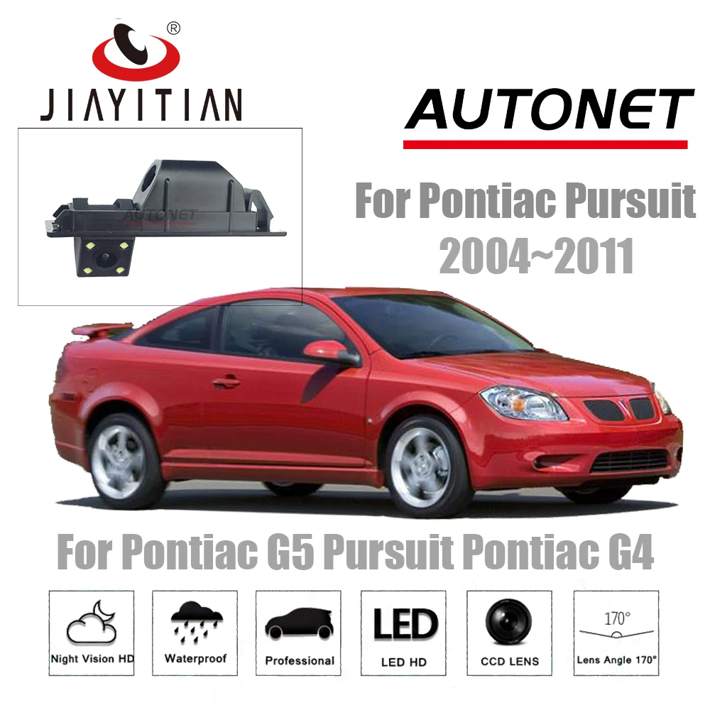 JiaYiTian rear camera For Pontiac G5 Pursuit for G4 2004~2011 CCD Night Vision license plate Reverse Camera | Автомобили и
