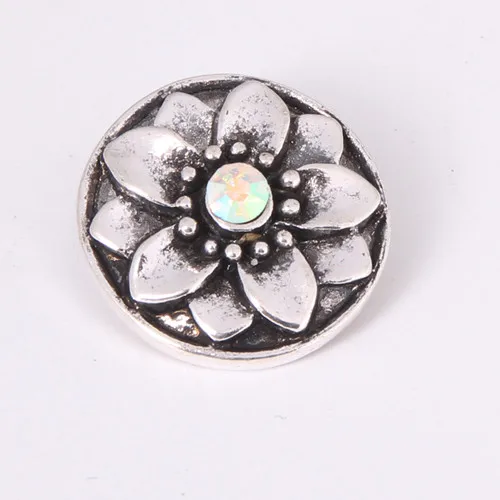 Модные красивые очаровательные цветные стразы 18 мм кнопки для браслета оптом KZ1176