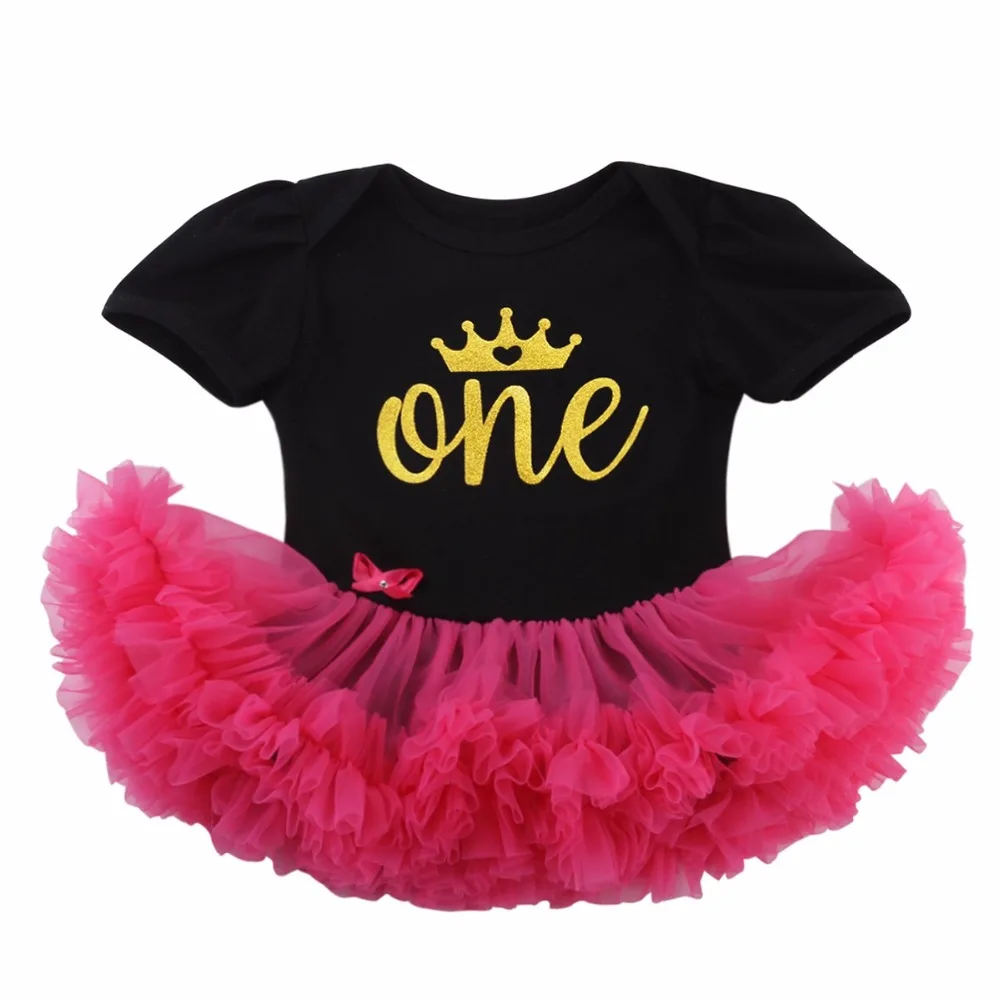 Корона один подарок на день рождения платье черного и красного цвета Принцесса