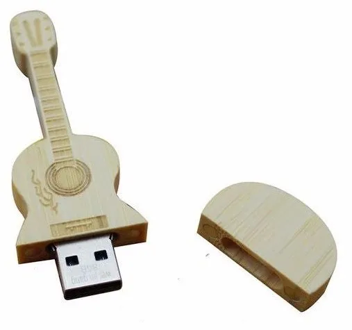 Usb флеш-накопитель гитарная ручка 4 ГБ 8 16 32 64 Гб деревянная гитара s модель карта