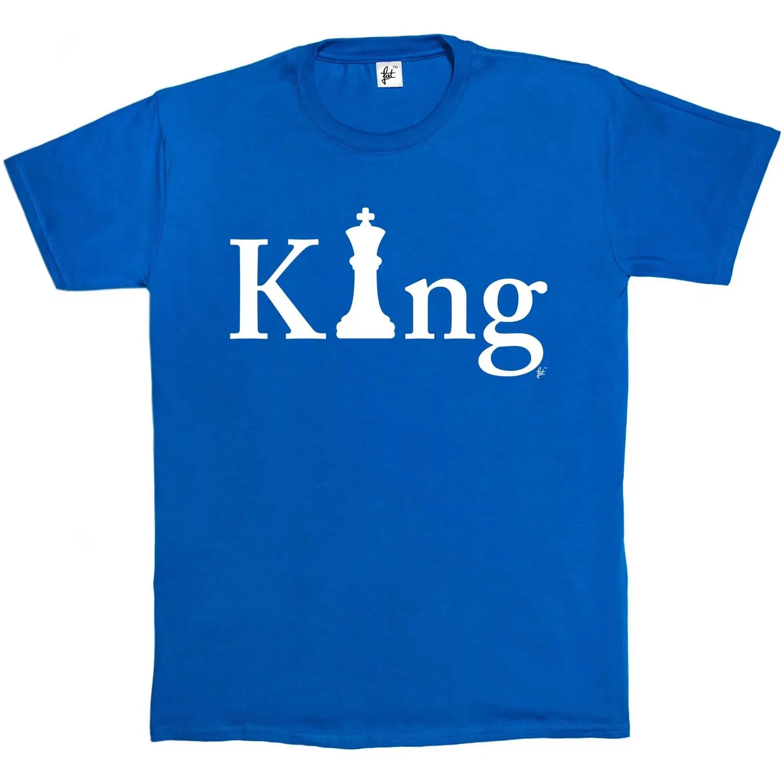 Король шахмат мужские T Shirt2019 модный бренд 100% хлопок печатных Круглый вырез