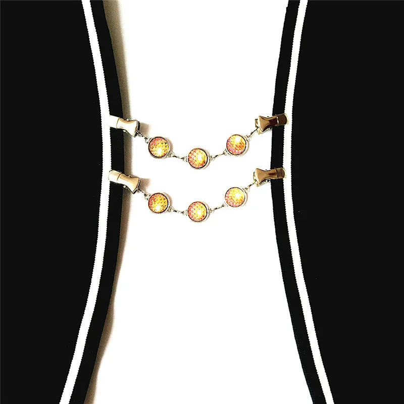 Round Mermaid Scales Cardigan Clip Sweater Jewelry Brooch For Women Clasp Shawl Mittens Guard Clips | Brooches