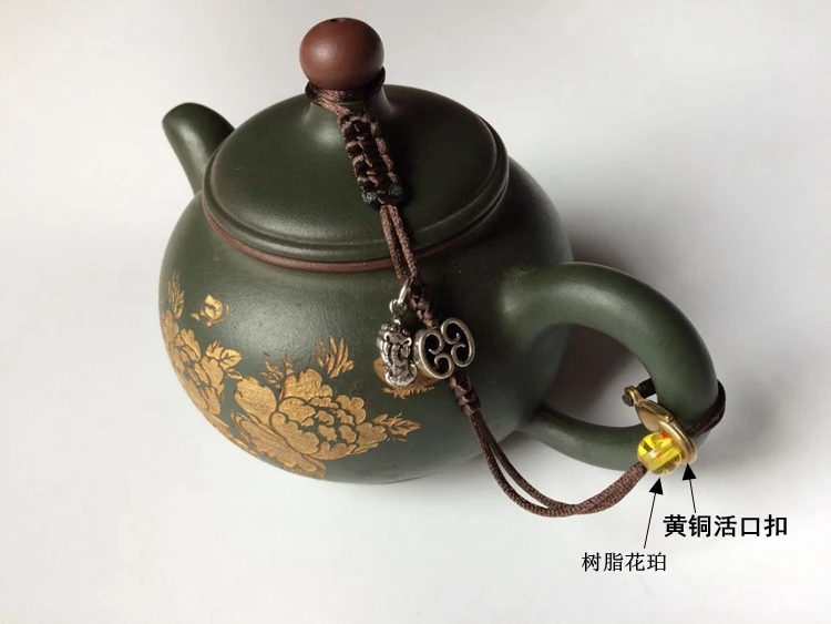 Diy высококачественный чайник с крышкой веревка чайник для чайной церемонии чашка завязывается