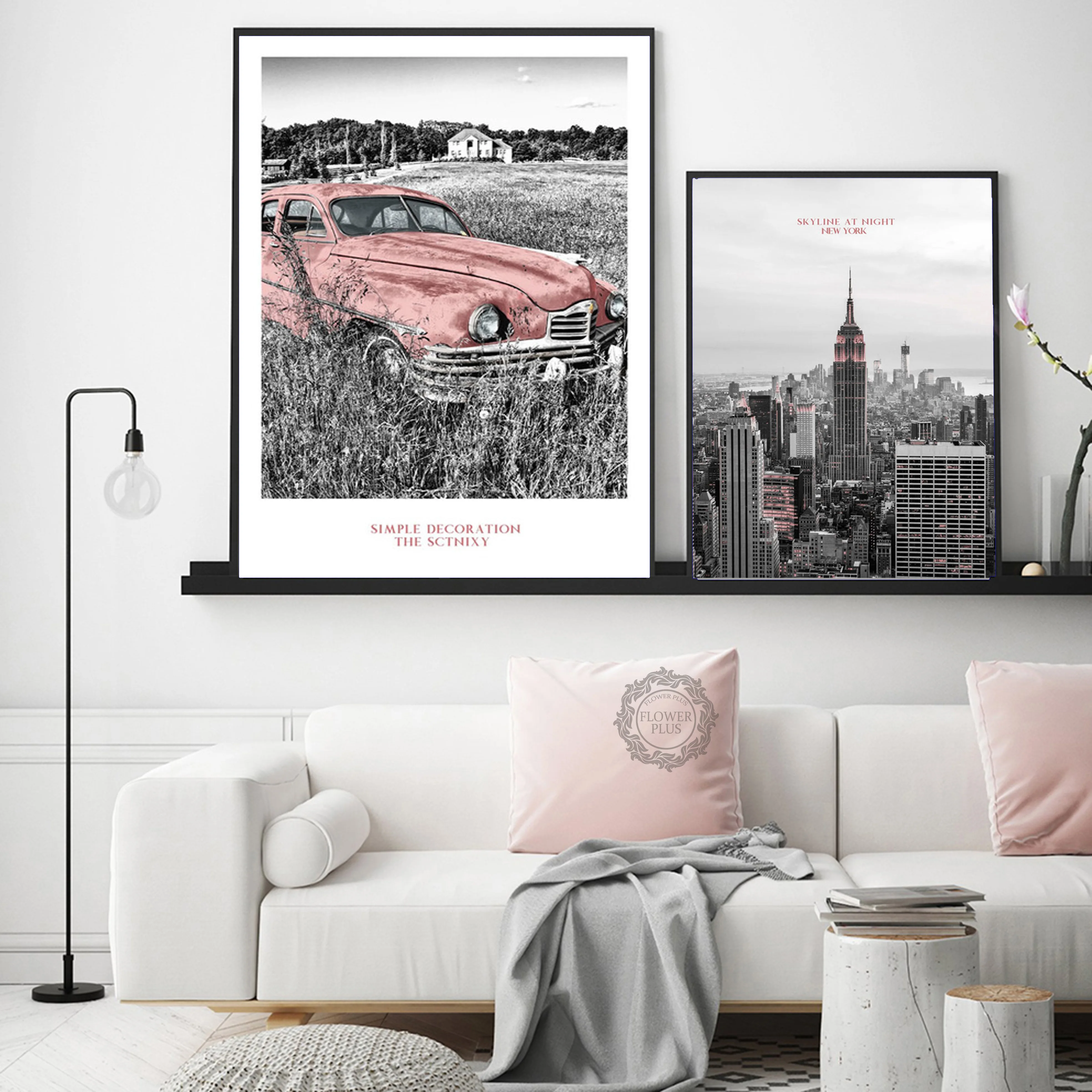 Модный Парижский парфюм цветок книга помада настенное искусство холст живопись