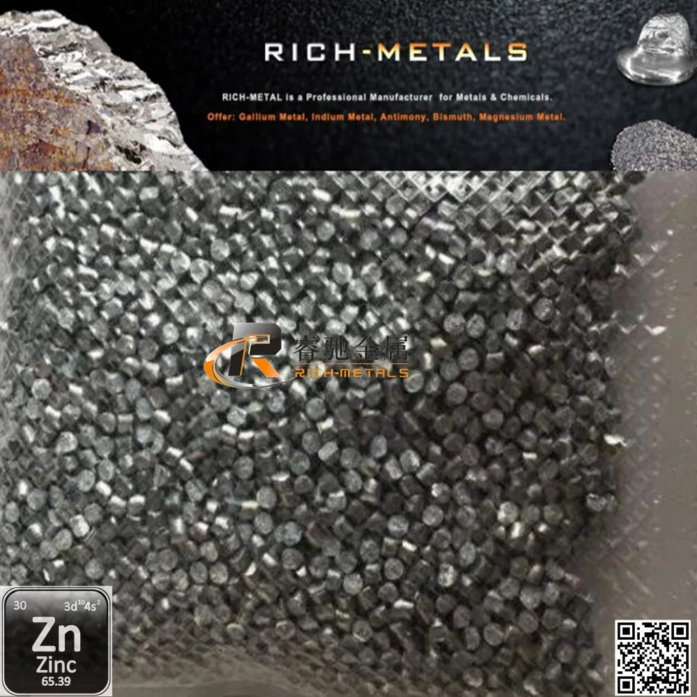 1000g high pure zinc 99.995% for Scientific research laboratory Metal Zinc particle Zinc granule