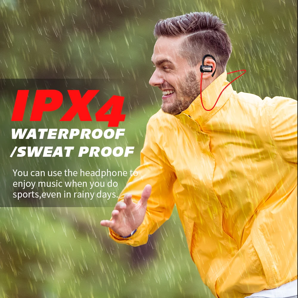 DACOM P7 Bluetooth наушники спортивные ушные крючки Беспроводные с микрофоном стерео для