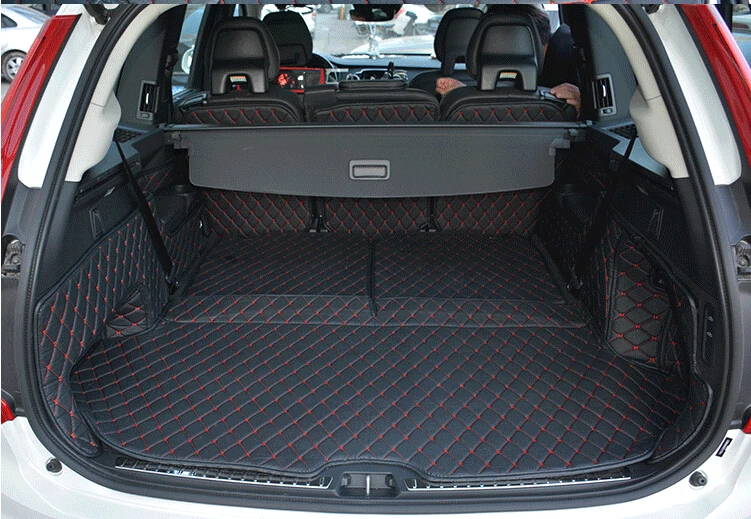 Хорошие ковры специальные коврики для багажника Volvo XC90 5 мест 2017-2015