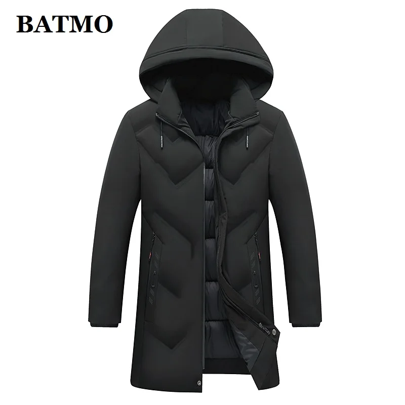 BATMO 2019 Новое поступление зимние высококачественные мужские парки с капюшоном