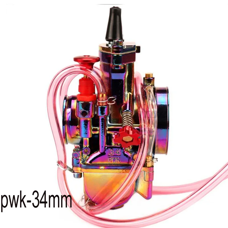 Красочные для Keihin PWK 28 мм 30 мм 32 мм 34 мм карбюратор мотоцикл 2T 4T двигатель скутеры Dirt Bike ATV Moto Carburador