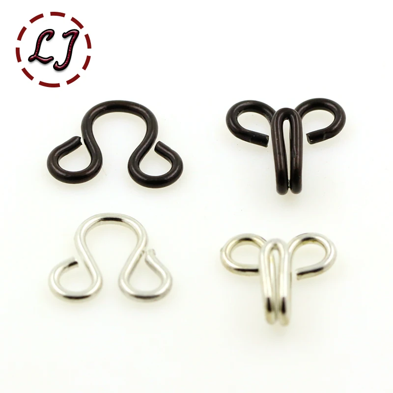 10 шт./лот комбинированные медные пуговицы металлический крючок пряжка воротник