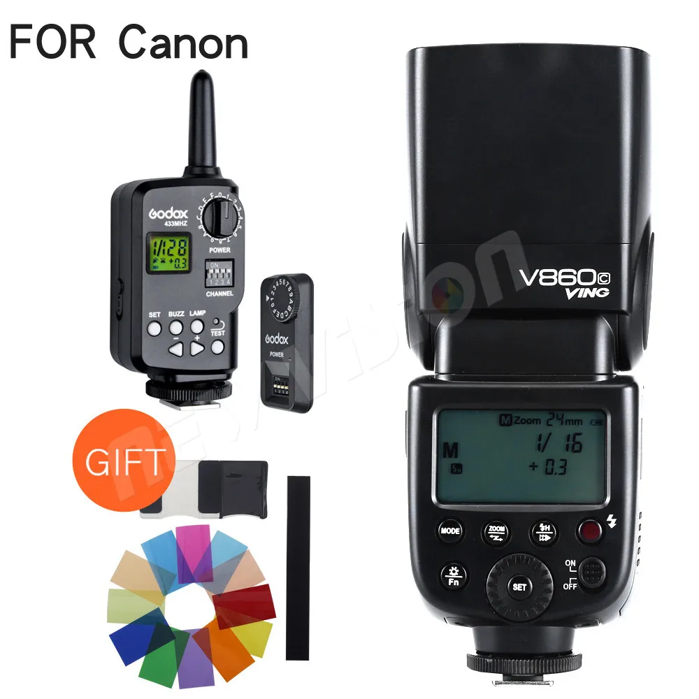 Godox Ving V860C TTL Li-Ion вспышка для камеры Speedlite с FT-16S Беспроводное управление мощностью