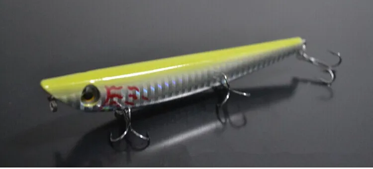 

Bright Laser Pencil Bait Floating Fishing Lure 12cm 18.5g Word Dog Hard Carp Lure