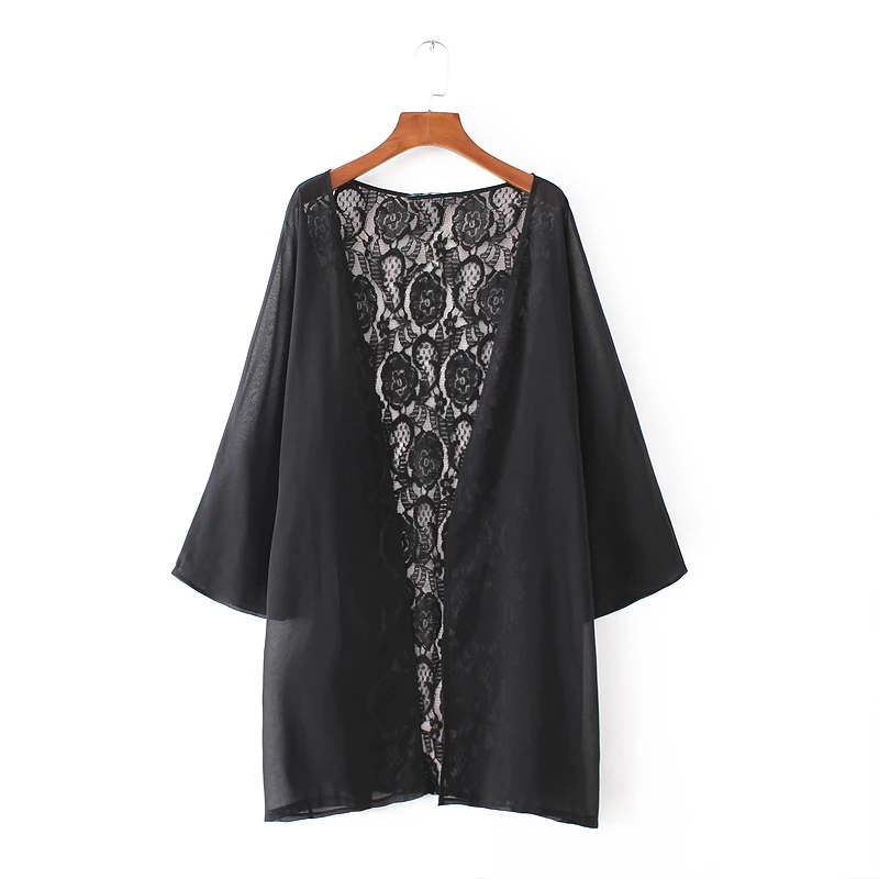 Модные женские туфли Летний стиль Повседневное Винтаж Boho кимоно кардиган