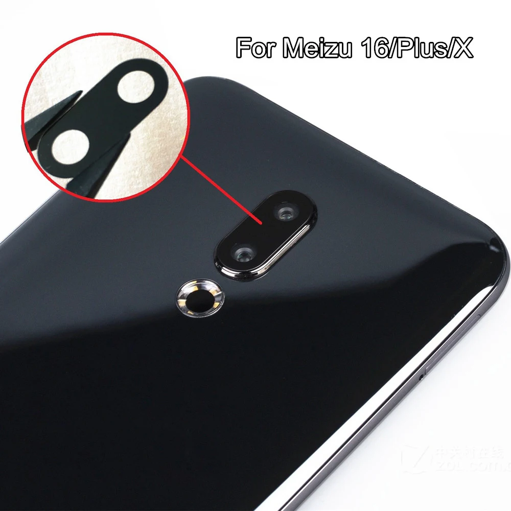 Задняя камера стеклянная крышка объектива для MEIZU 16th Plus X8 V8 Note 8 Pro 7 с клейкой