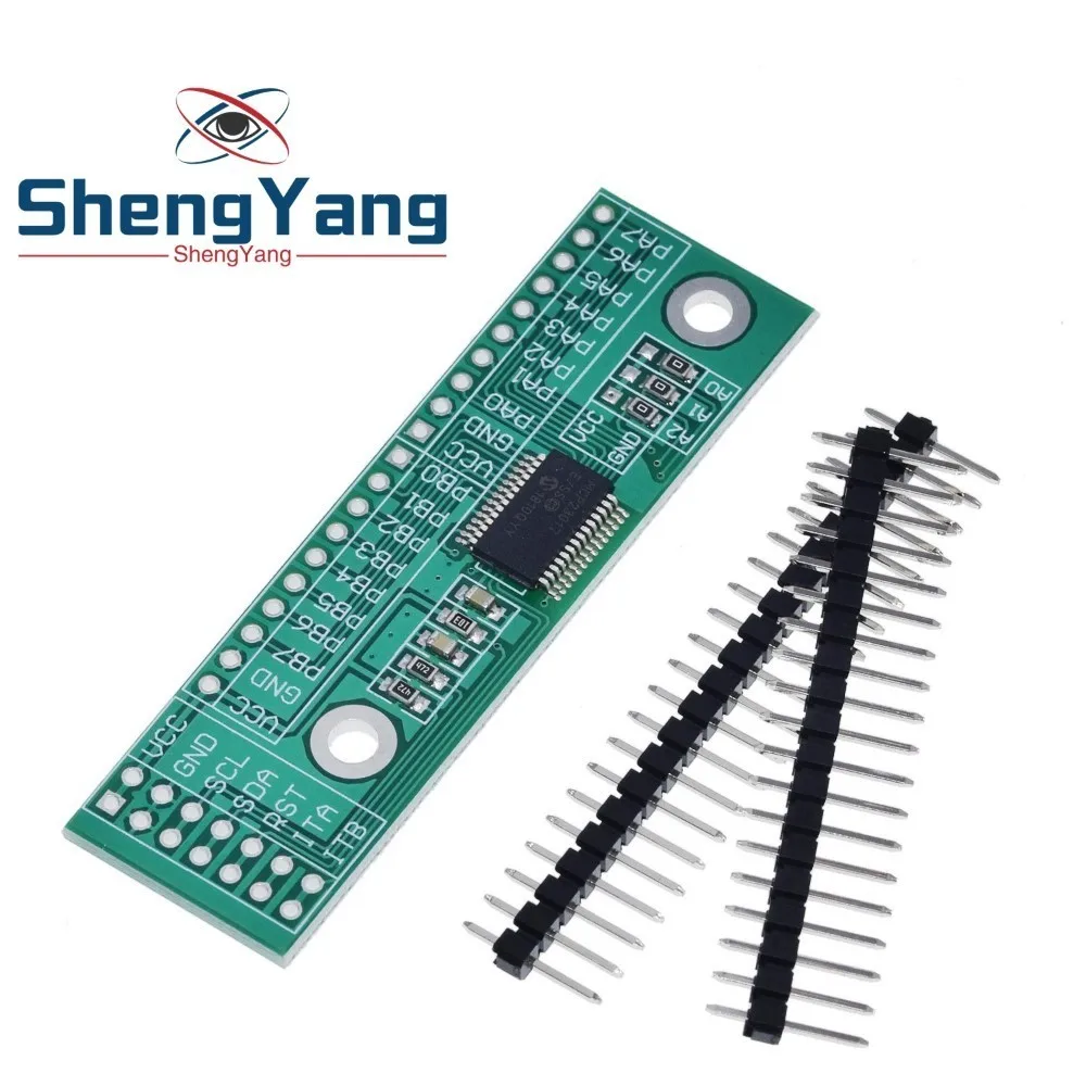 MCP23017 I2C Интерфейс 16bit I/O Удлинительный модуль расширения штыревая панель доска IIC