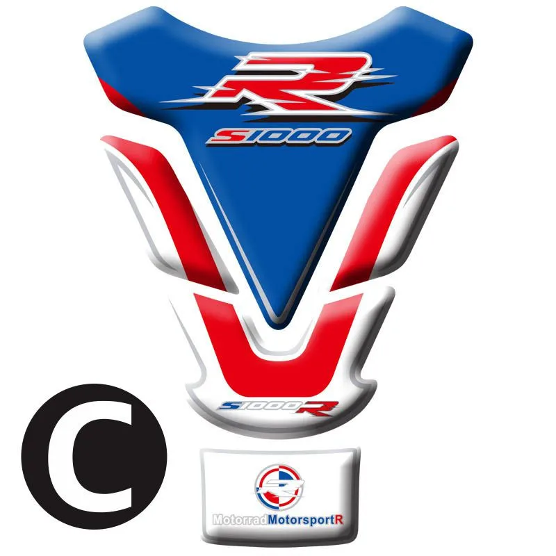 Мотоциклетные 3D наклейки на топливный бак защитные для BMW S1000R 2014 2015 2016 2017
