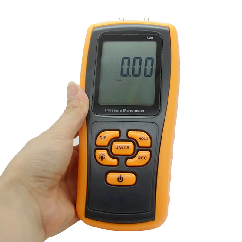 

Измеритель давления портативный USB GM520 цифровой манометр диапазон измерения 35 кПа компенсация температуры