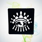 Индийская хна Тотем дизайн глаз Татуировка шаблон наклейки женское тело Ноги арт Водонепроницаемый Татуировка паста HG57