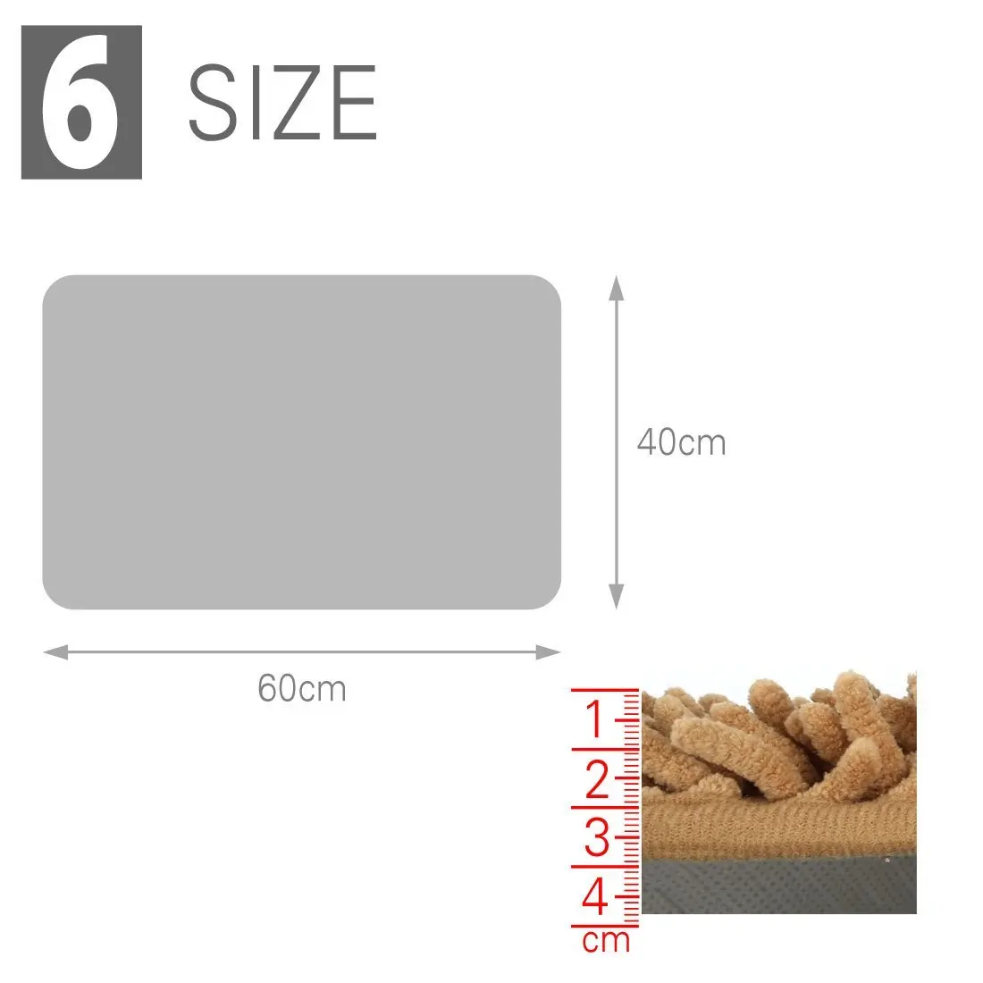 40x60 см/50x80 см, кухонный напольный коврик из шенили, ковры, впитывающий кухонный коврик, красный дверной коврик