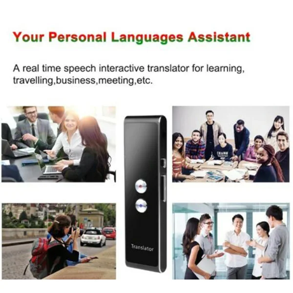 Translaty MUAMA Enence Смарт мгновенный в реальном времени Портативный голосовые языки переводчик дропшиппинг