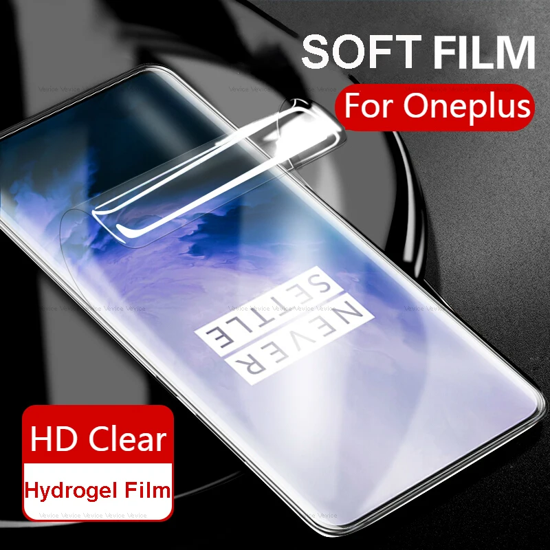 Мягкая Гидрогелевая пленка для Oneplus 7 Pro Защитная OnePlus One Plus 7Pro 1 + 7pro 9D не закаленное