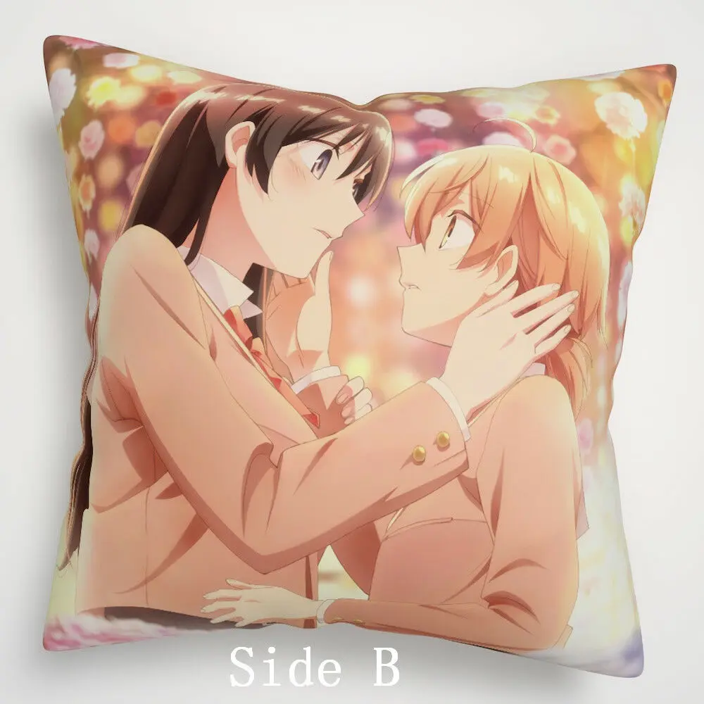 Аниме Yagate Kimi Ni Naru Bloom Into You двусторонний Наволочка Чехол для подушки