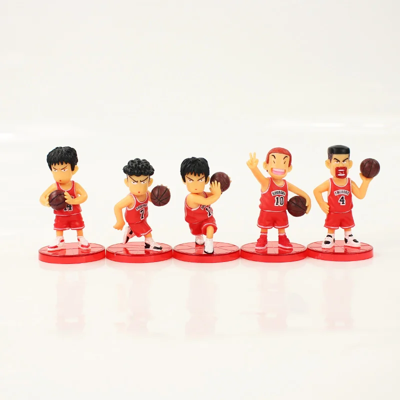 13 см 5 шт./лот 3 стиля SLAM DUNK милая фигурка модель игрушка рукава каэд ханамичи