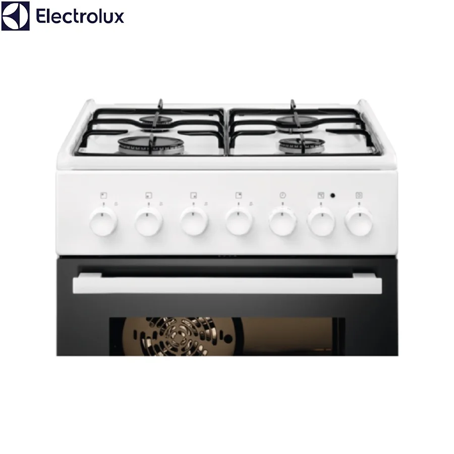 Электрическая плита с газовой варочной поверхностью Electrolux EKK951301W | Бытовая