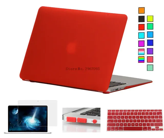 DOWER-ME матовый чехол высокого качества для Apple MacBook Air 11 13 дюймов ноутбука Mac book Pro 15 с