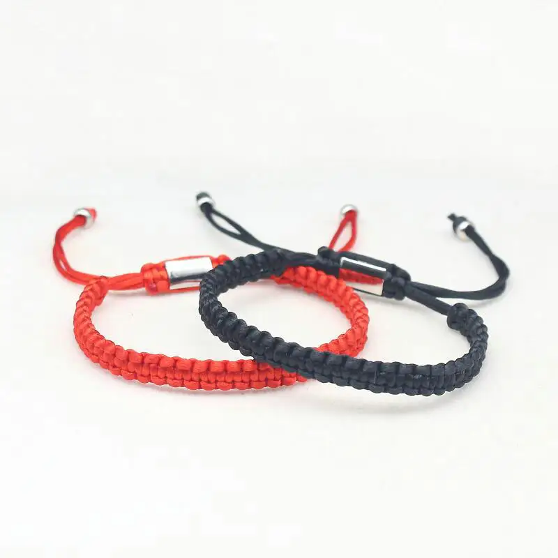 Брендовый милый Мишка Lucky Red Rope плетеные браслеты для женщин очаровательный