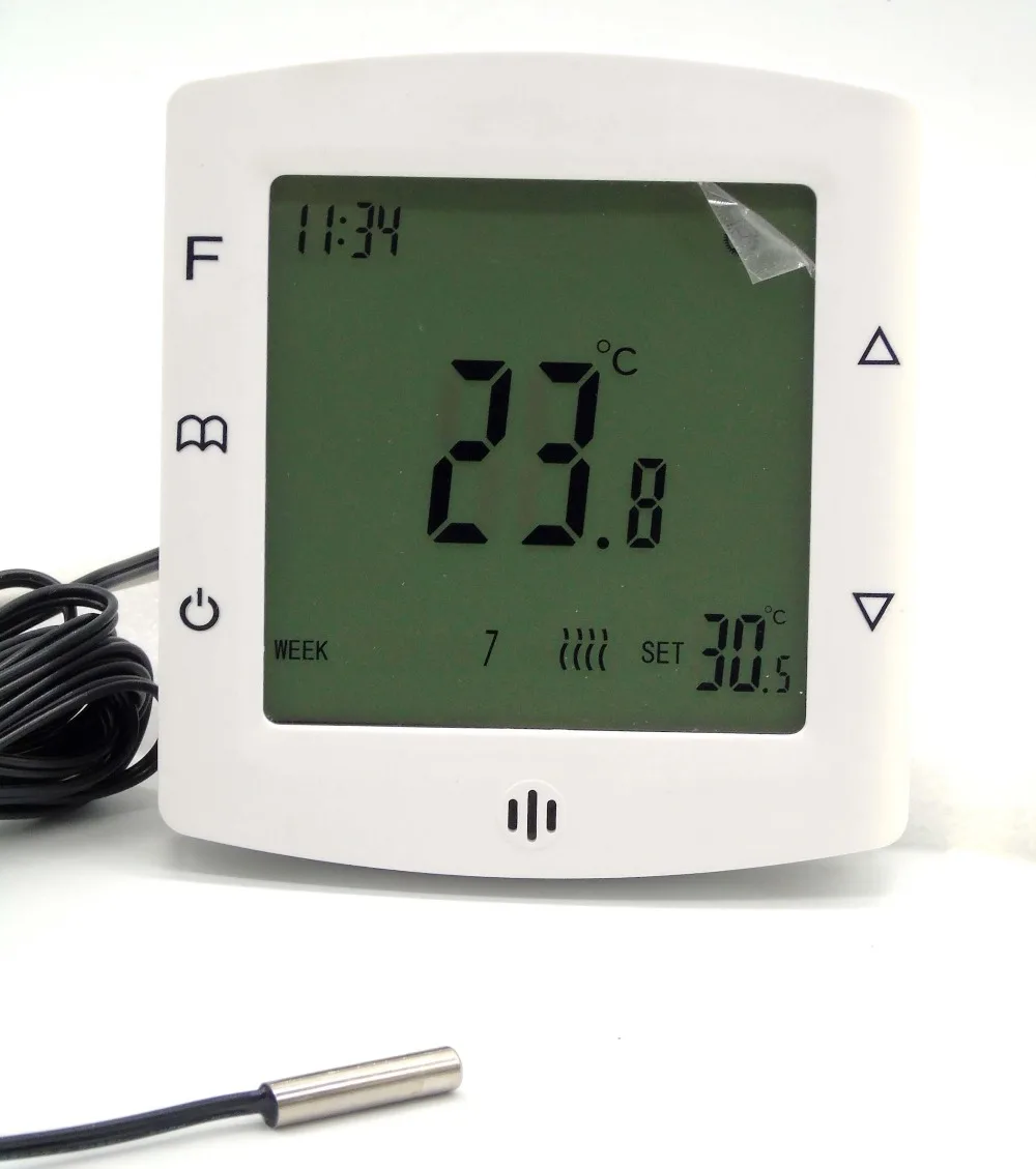 

EU 4kw Dual Sensor programmable heating thermostat with floor heating