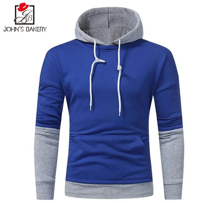 2019 мужские толстовки и хип-хоп фирменные одноцветные простроченные облегающие