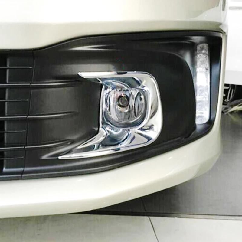 

ABS Chrome for Citroen C4 2016 Accessories Car Front Fog Lamp Light Decoration Cover Chromium Styling 2 Pieces / Set
