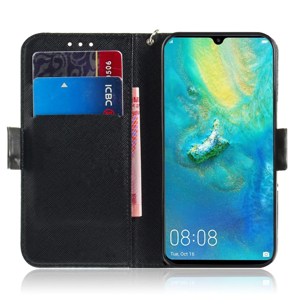 Чехол для телефона из искусственной кожи Huawei Mate 20X чехол Mate20X 20 X EVR-L29 с откидной