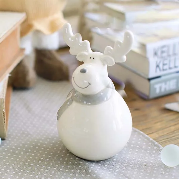 Dwarf deer Strongwell рождественские керамические украшения европейские ремесла подарки день рождения праздник подарок Гостиная Офис идеи украшения - Цвет: Dwarf deer