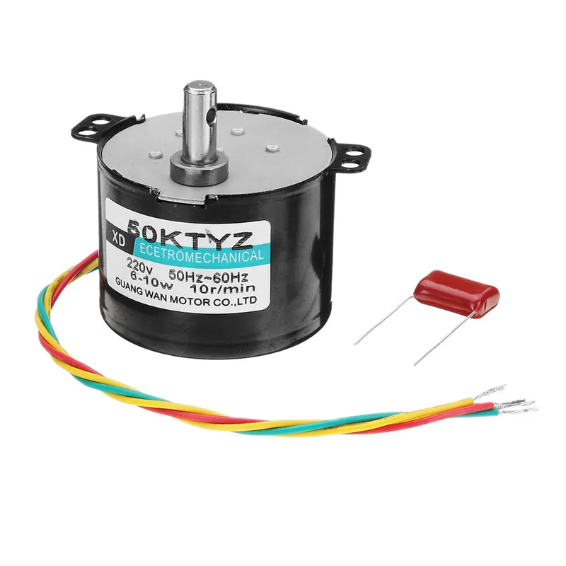 Высокое качество 50ktyz моторный накопитель переменного тока 220V с синхронным электродвигателем 10 Вт постоянный магнит Шестерни планетарный редуктор двигателя управляемый микро двигатель