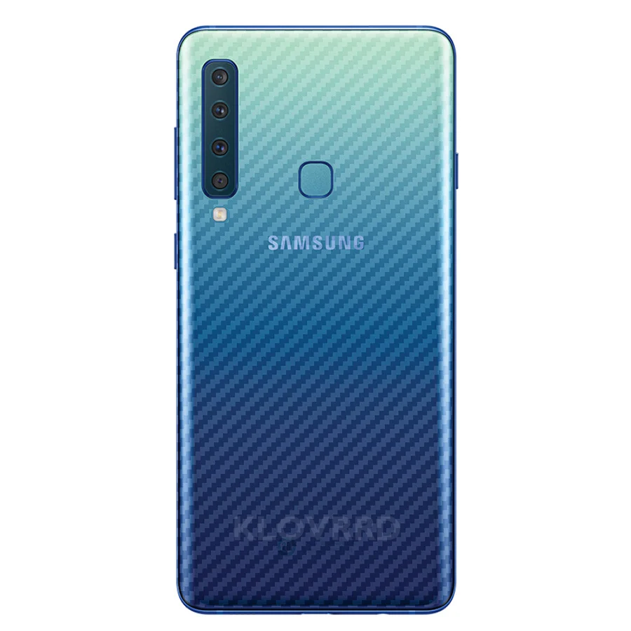 5 шт. углеродное волокно задняя защитная пленка для экрана наклейка Samsung Galaxy A7 A9 A8