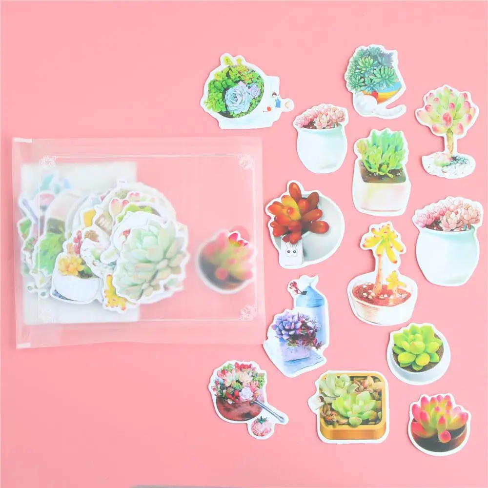 Различные новые милые Kawaii DIY животные бумажные наклейки милый кот наклейки s для украшения дома Скрапбукинг дневник - Цвет: 01